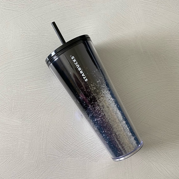 STARBUCKS NWT Black Silver Holiday 2019 Tumbler